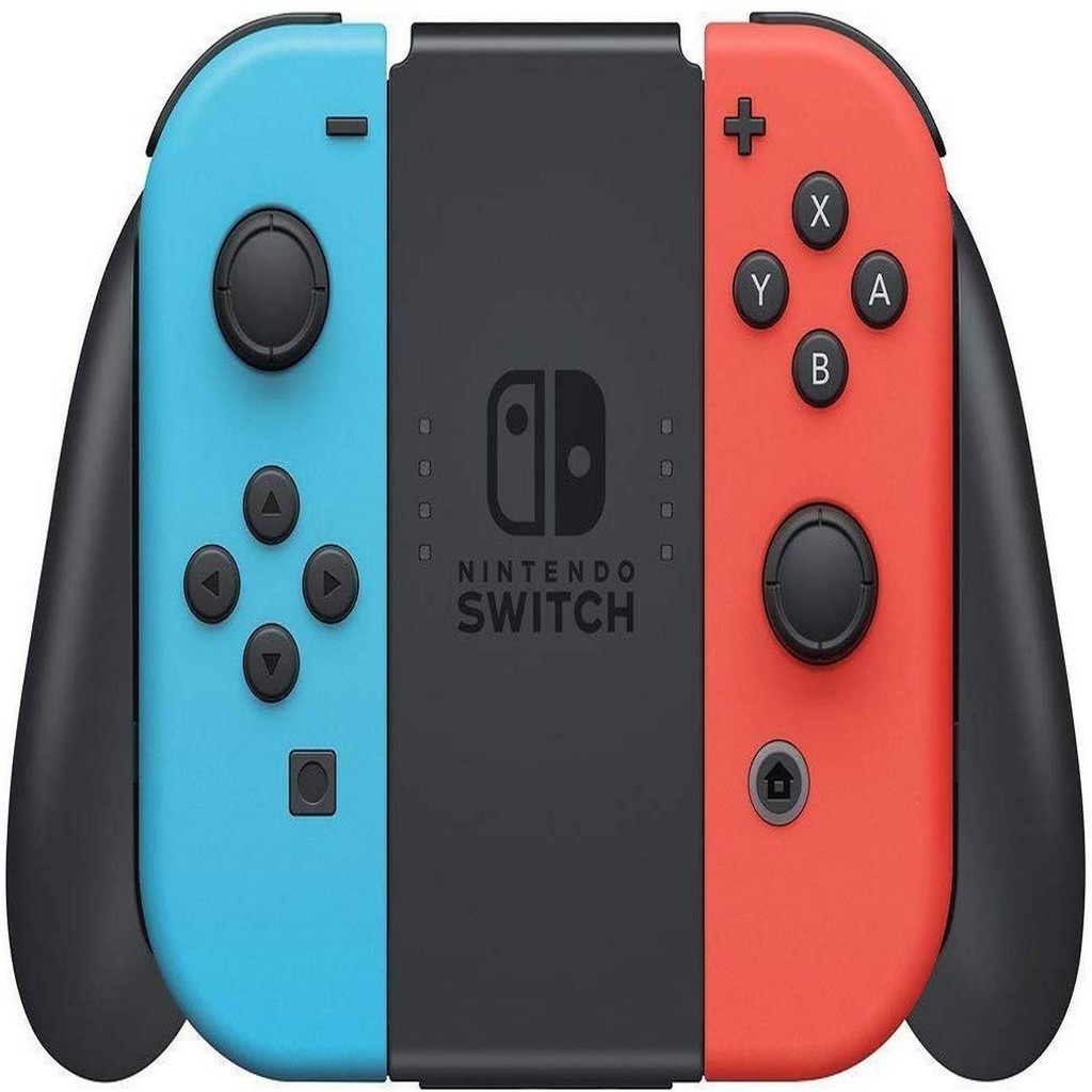 Máy Nintendo Switch New Model Neon Blue and Neon Red Joy‑Con [Pin Lâu Hơn + 12 tháng bảo hành] +Tặng Dán Cường Lực