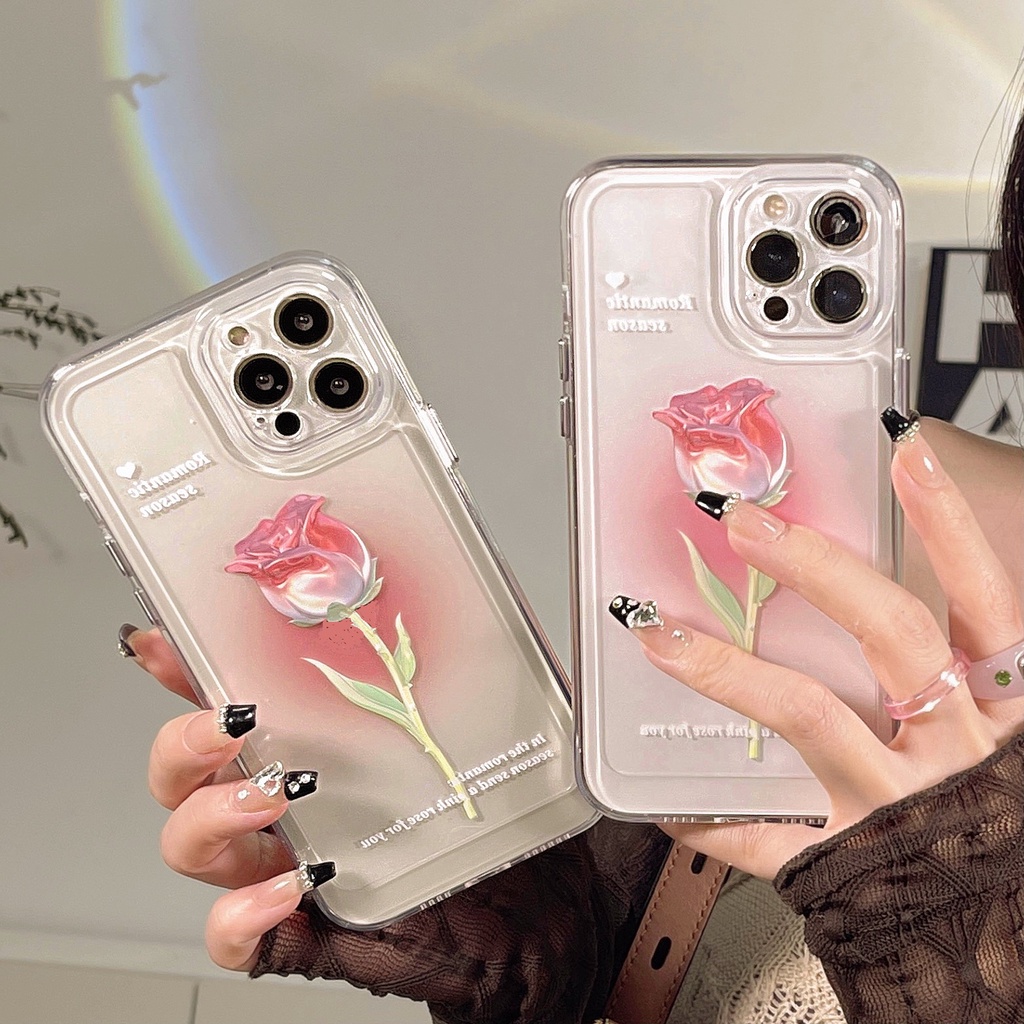 Ốp Điện Thoại Mềm Hình Hoa Màu Sắc Rực Rỡ Cho Iphone 13 pro max 12 pro max 11 pro max xs max xr x