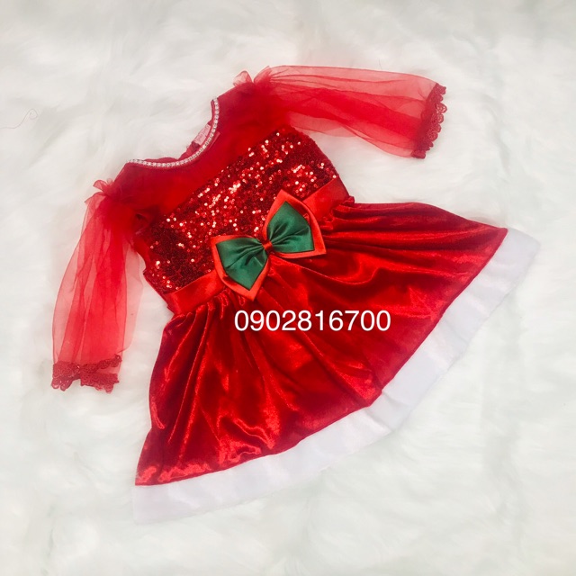 Đầm Noel bé gái