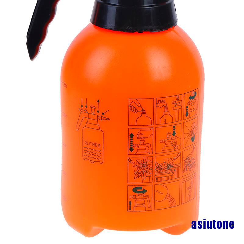 (asiutone) 2/3L Portable Chemical Sprayer Pump Pressure Garden Water Spray Bottle Handheld