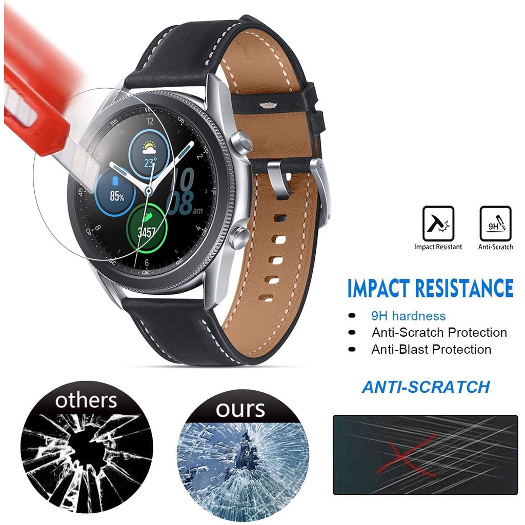 Mặt Kính Cường Lực Hd Cho Đồng Hồ Thông Minh Samsung Galaxy Watch 3 41mm 45mm