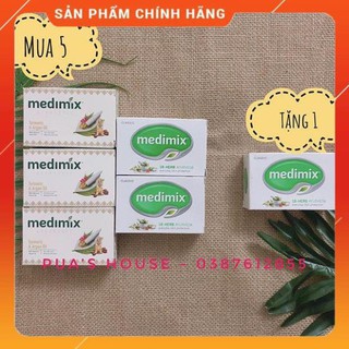 Combo xà phòng trị thâm, mụn lưng Medimix mua 5 tặng 1