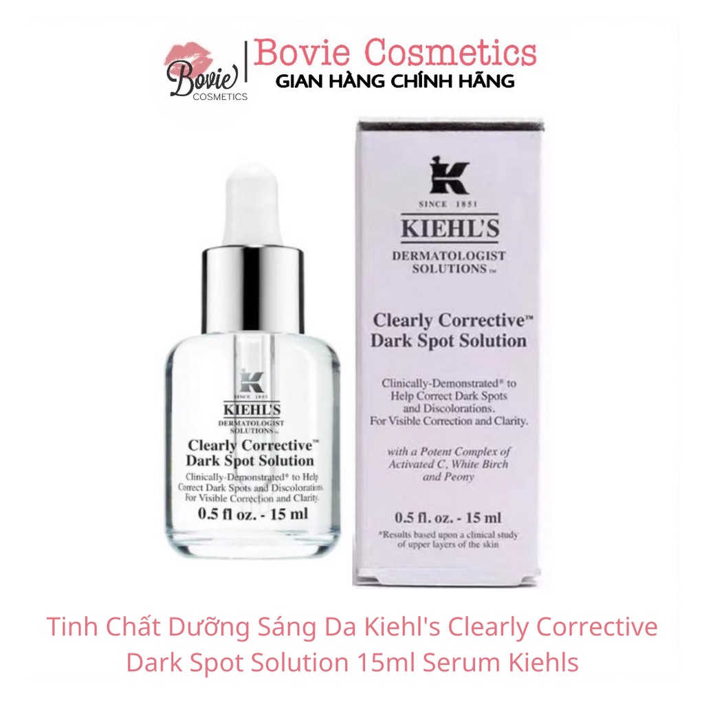 Tinh Chất Dưỡng Sáng Da Kiehl's Clearly Corrective Dark Spot Solution 15ml Serum Kiehls