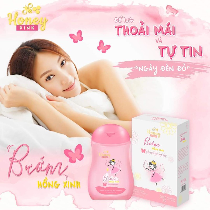 Dung Dich Vệ Sinh Phụ Nữ Honey Pink