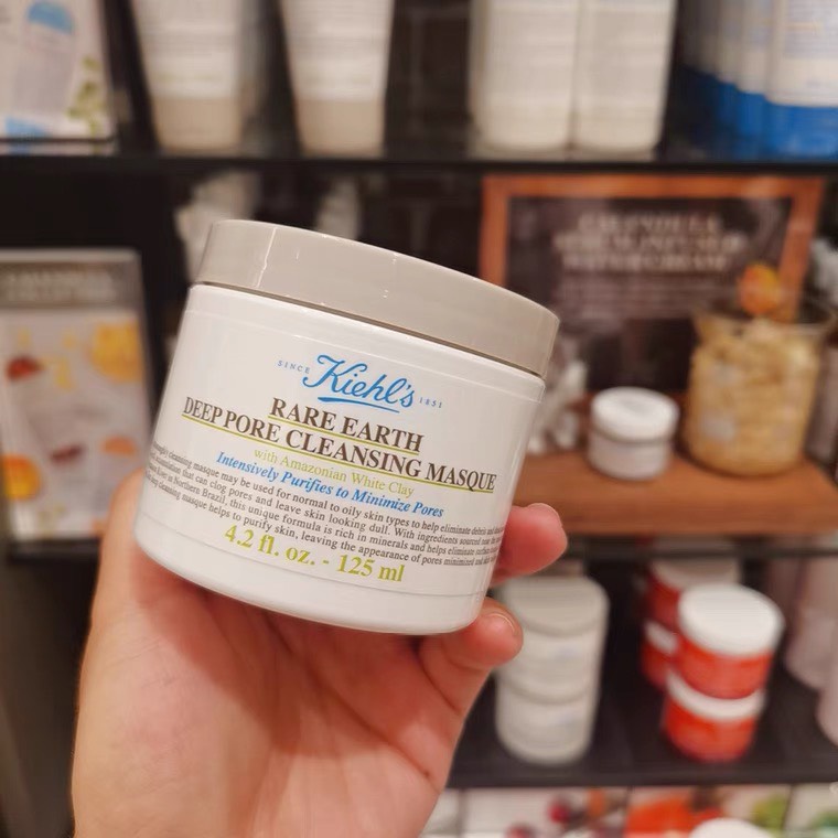 Mặt nạ đất sét Kiehl's rare earth deep pore cleansing masque mask sét kiehls kiehl
