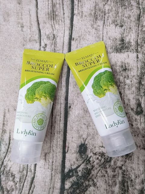 Kem Dưỡng Trắng Da Trang Điểm Bông Cải Xanh-Broccoli Super Brightening Cream LadyKin