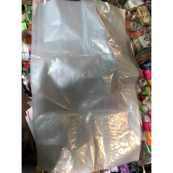10 bao nhựa 60cm x 120cm hoặc 50cm x 100cm túi đựng tiêu bao đựng bánh trắng bọc nilong