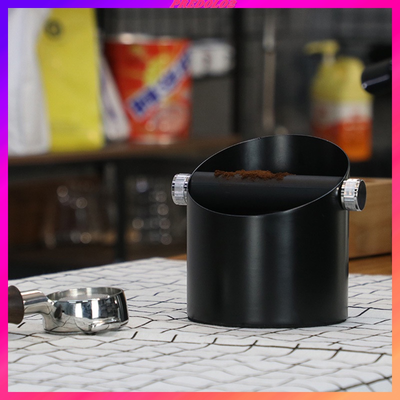 [PREDOLO2] Coffee Knock Box Grinds Waste Bucket for Coffee Maker Non-Slip for Home