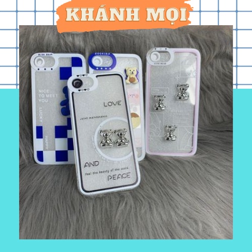 ốp lưng hình gấu in nổi dành cho iphone 7/8-phụ kiện online shop