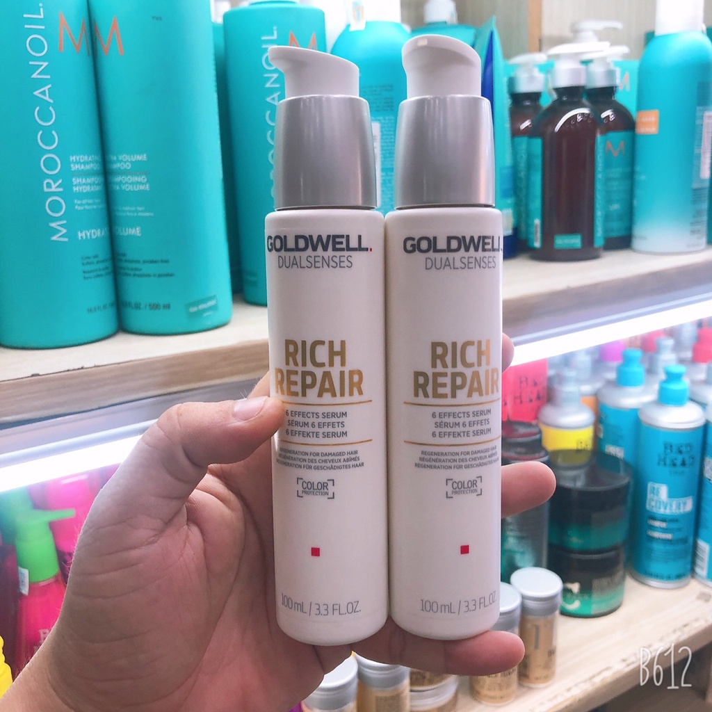 Dầu dưỡng tóc 6 tác động , xả khô, kem dưỡng tóc hư tổn RICH REPAIR GOLDWELL 100ML ( hàng chính hãng )