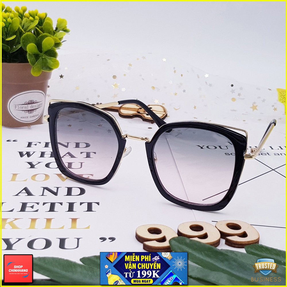 KÍNH MÁT NỮ THỜI TRANG VIỀN DÀY 1117 MẪU MỚI CAO CẤP SH999
