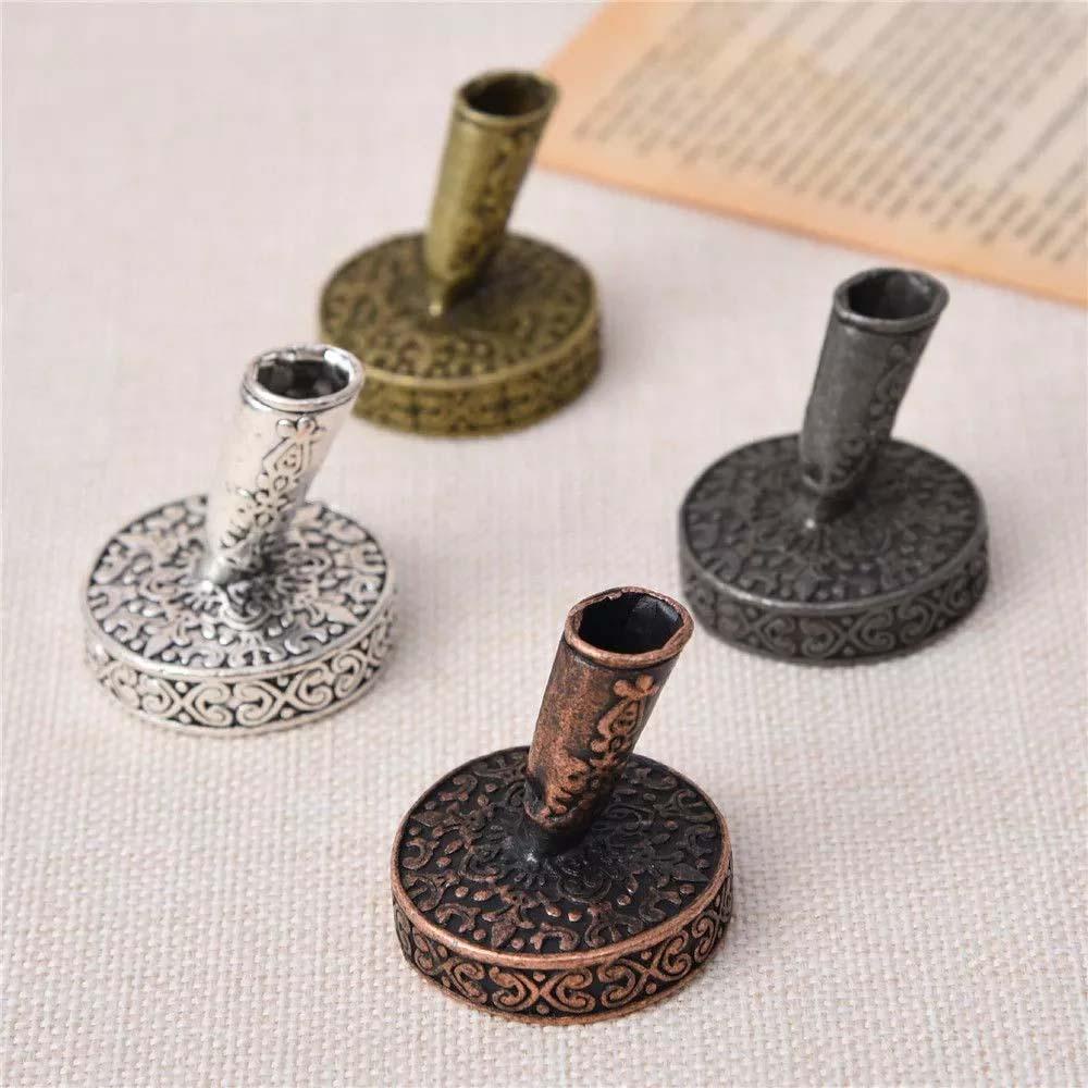 Giá Đỡ Bút Lông Vũ Hình Tròn Để Bàn Tiện Dụng
