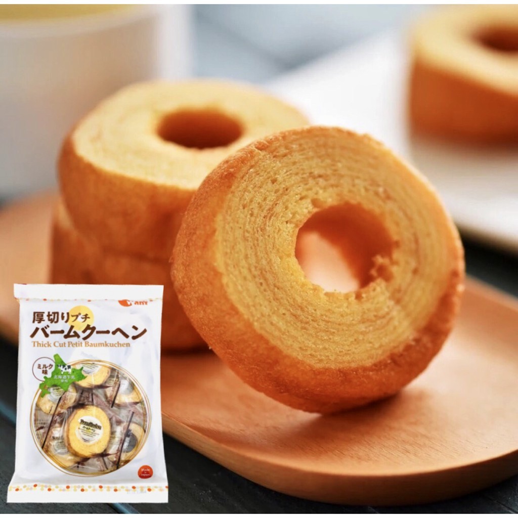 Bánh Baumkuchen mini vị sữa 190g