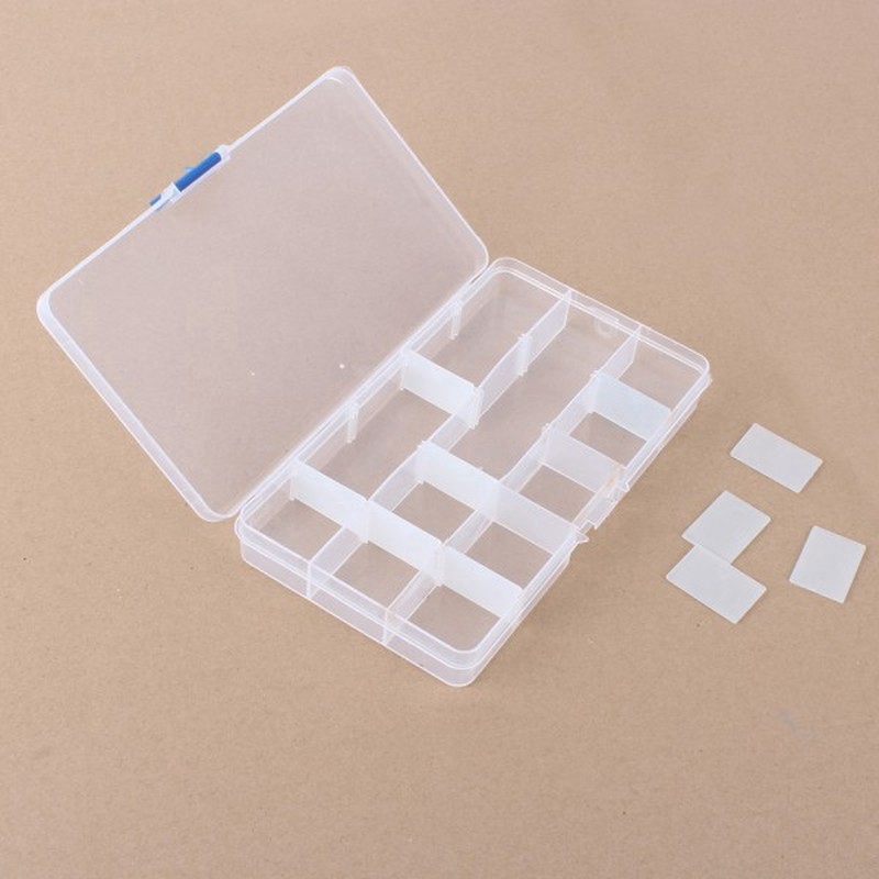 Hộp nhựa đựng trang sức 15 ngăn xếp gọn tiện lợi