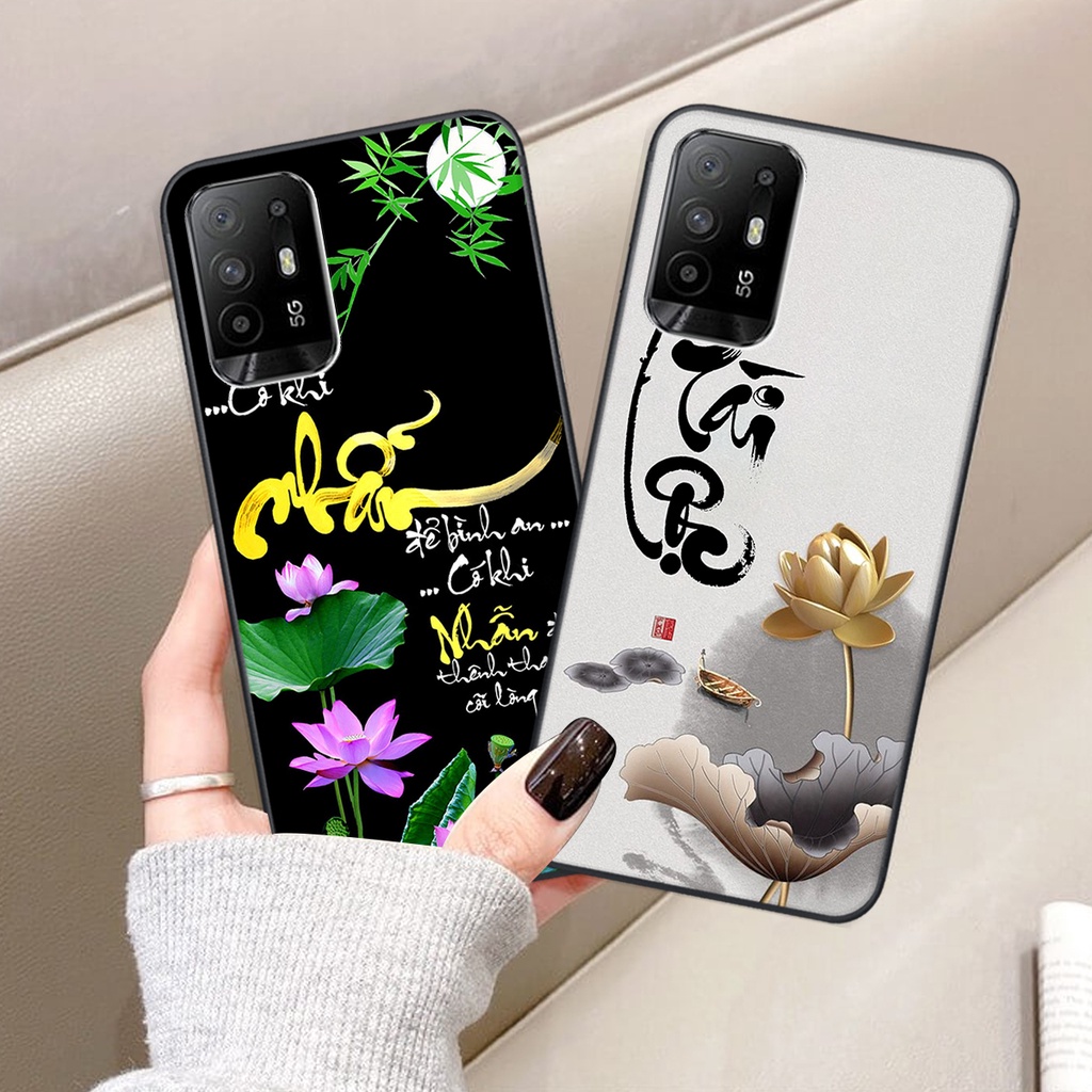 Ốp lưng Oppo A94 5G in hình chữ tài chữ lộc, Cha Mẹ, bình an SIÊU ĐẸP