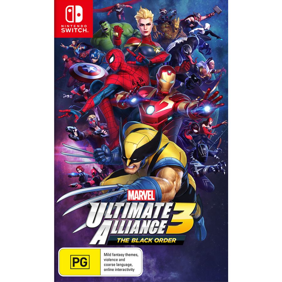 Đĩa game Nintendo Switch : Marvel Ultimate Alliance 3