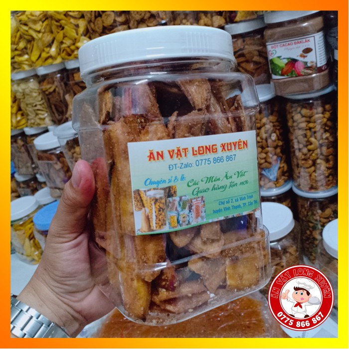 Chuối Sấy Mè Gừng, Giòn, thơm