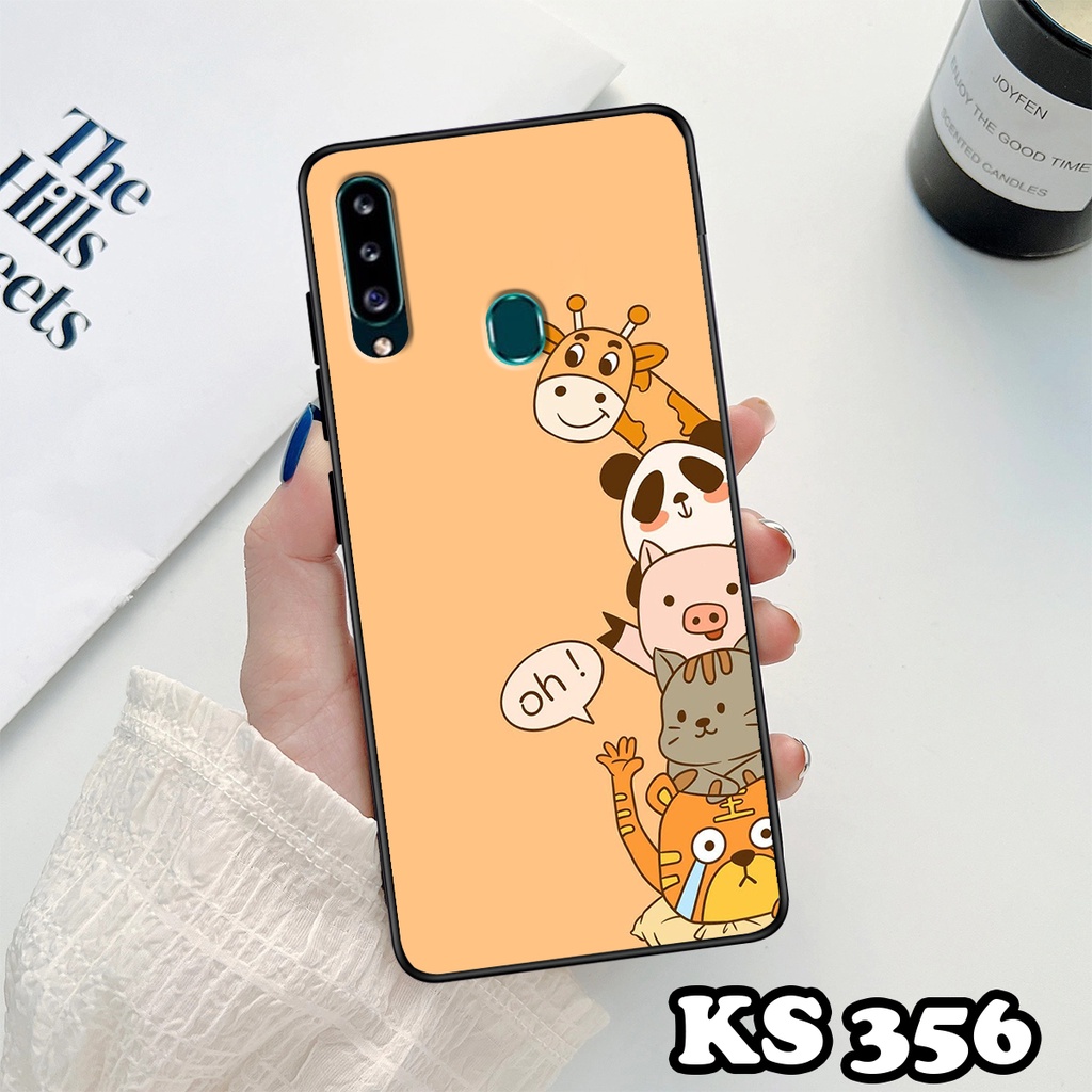 Ốp lưng Samsung A20 - A20s - A30 - A30s - Ốp Samsung in hình Cat&amp;Bear đáng yêu - Chất liệu TPU siêu bền, bảo vệ máy