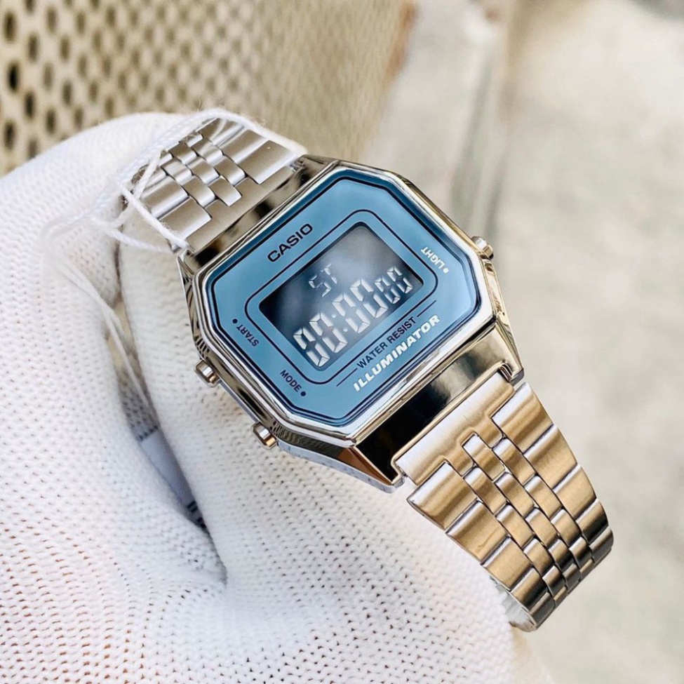 [Tặng box thiếc]Đồng hồ nữ Casio LA680 dây đeo thép không gỉ cổ điển , sang trọng , đẳng cấp