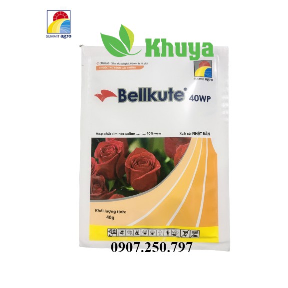 Thuốc trừ bệnh Summit BellKute 40gr trừ Phấn Trắng hoa hồng