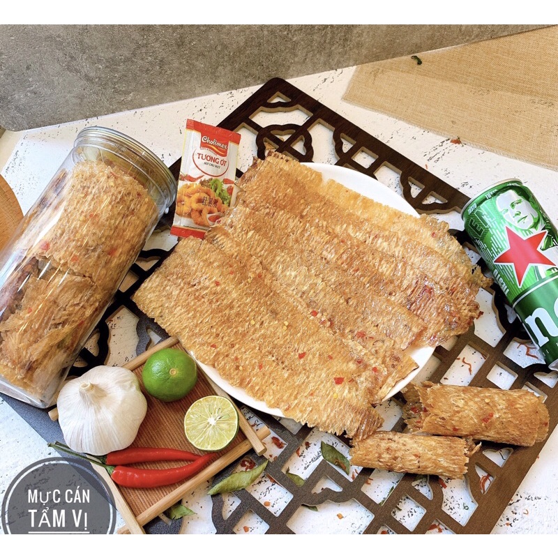 Mực Cán Tẩm Vị 300g, Loại 1, Thơm Ngon, Ăn Vặt Hà Nội | BigBuy360 - bigbuy360.vn