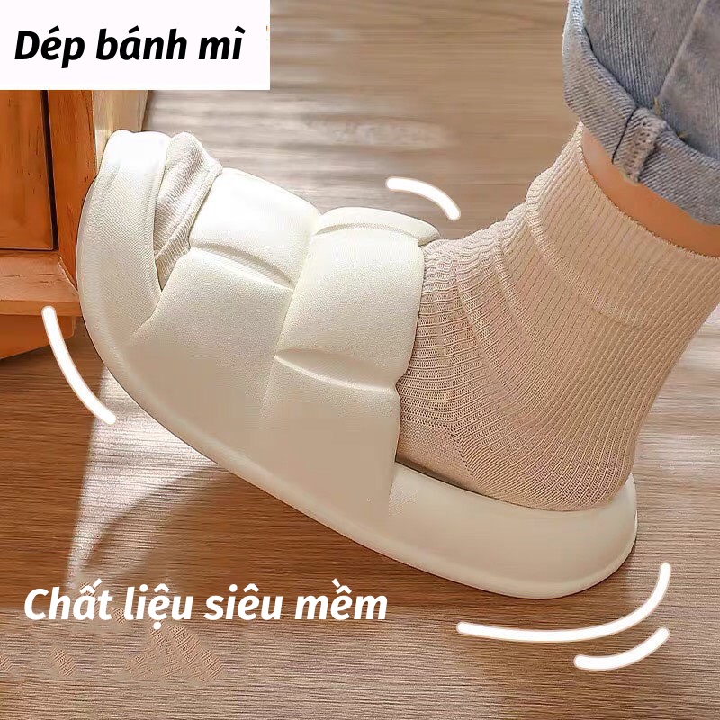 Dép Nữ Dép Bánh Mì Kiếu Dáng Thời Trang Mềm Mại Êm Chân KHO GIA DỤNG TRẦN PHÚ