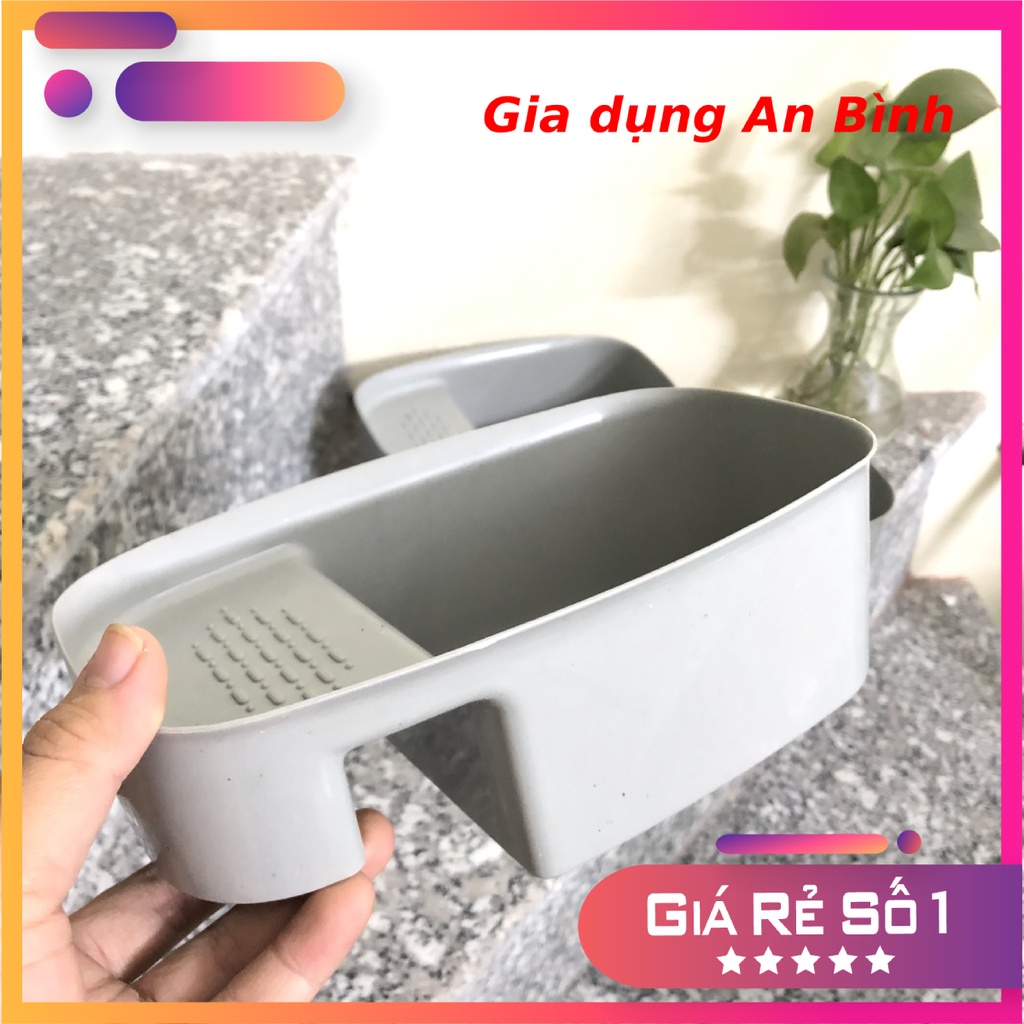Lọc rác nhựa, Kèm Kệ Để Giẻ Rửa Bát Chùi Xoong Nồi Siêu Tiện Lợi