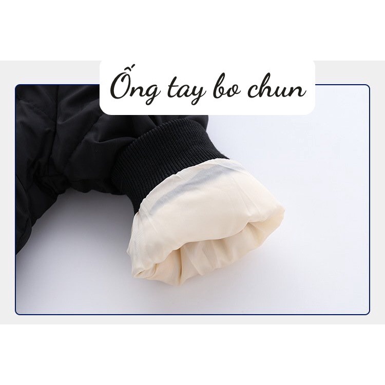 ÁO khoác phao lót lông cừu hàng quảng châu cao cấp cho bé trai và bé gái 2022