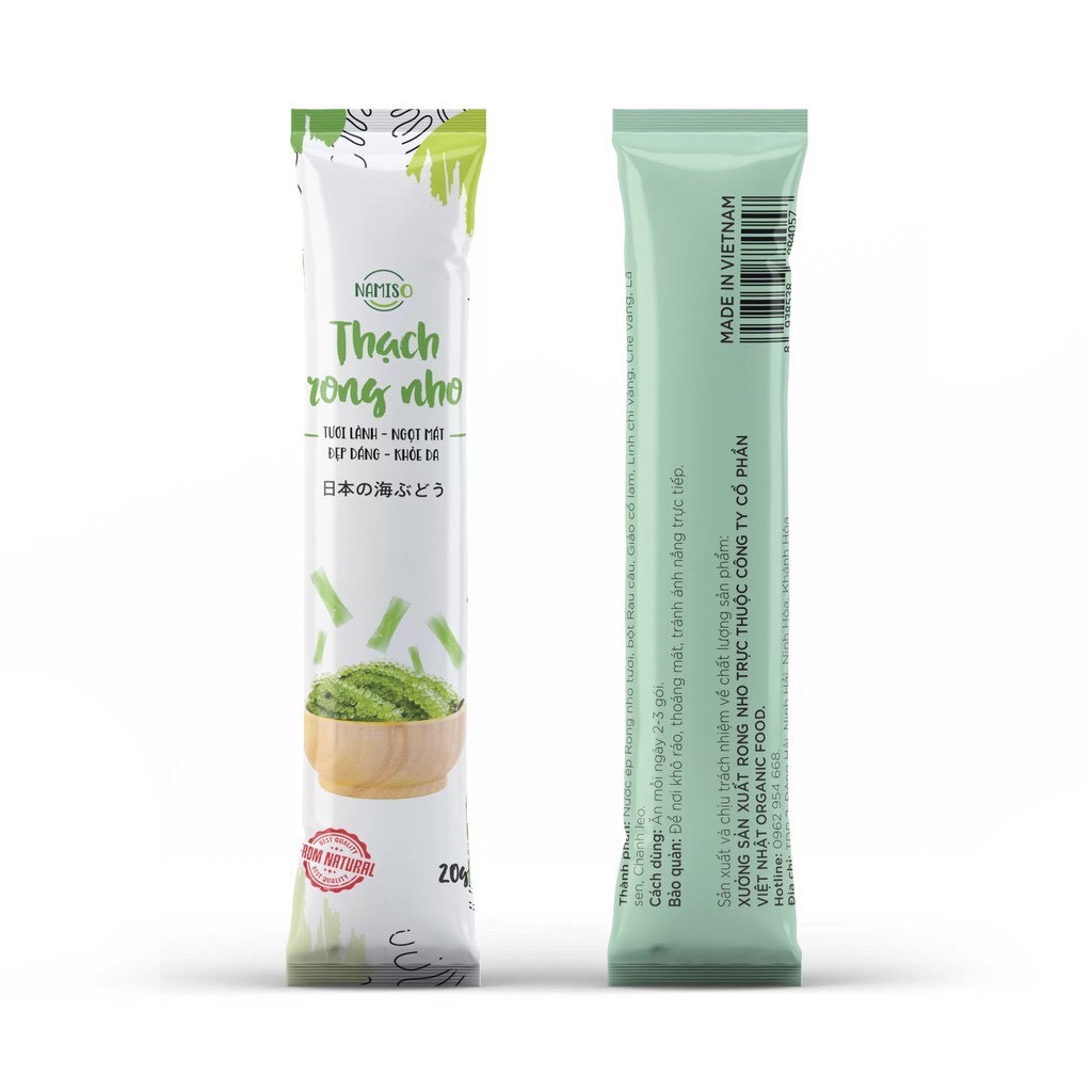 [CHÍNH HÃNG] Thạch Rong Nho NAMISO Organic Food- 1 GÓI DÙNG THỬ | BigBuy360 - bigbuy360.vn