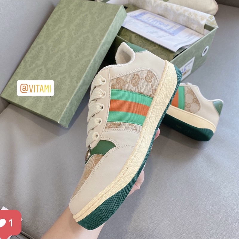 Giày Gucci Sơn Tùng thể thao nam nữ đủ phụ kiện Freeship