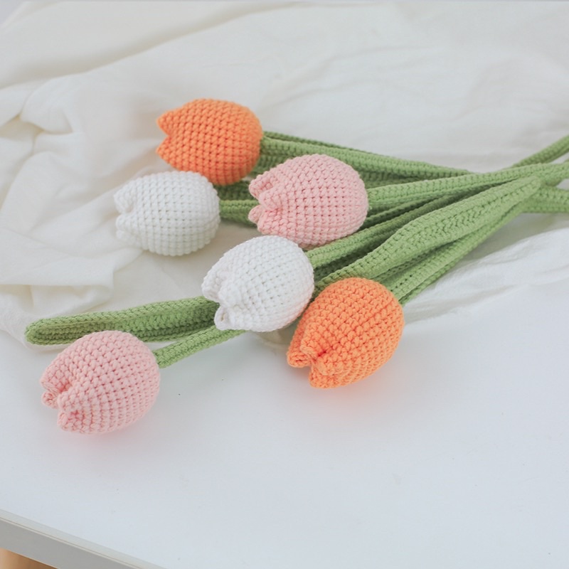 DIY Gói Nguyên Liệu Móc Cành Hoa Tulip    - Quà Tặng Handmade Tự Làm Ý Nghĩa [Có hướng dẫn]