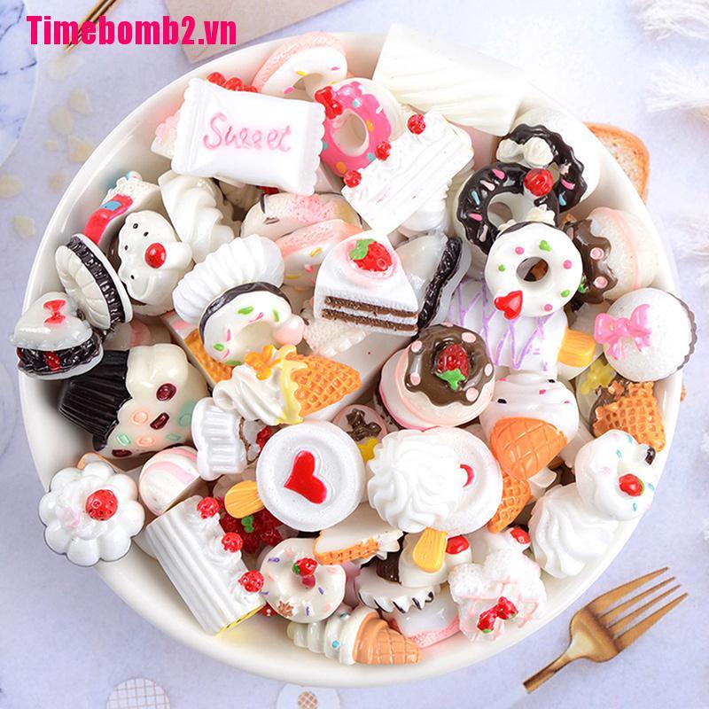 Bộ 10 Trái Cây Nhựa Trang Trí Bánh Kem Xinh Xắn