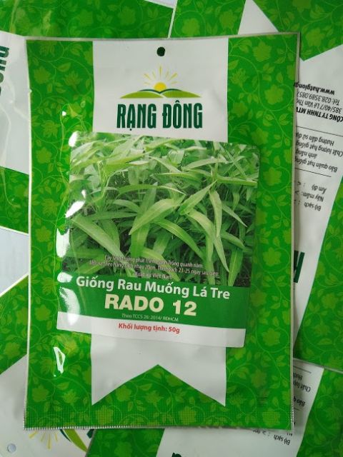 Hạt giống Rau Muống Lá Tre_ Gói 50gr