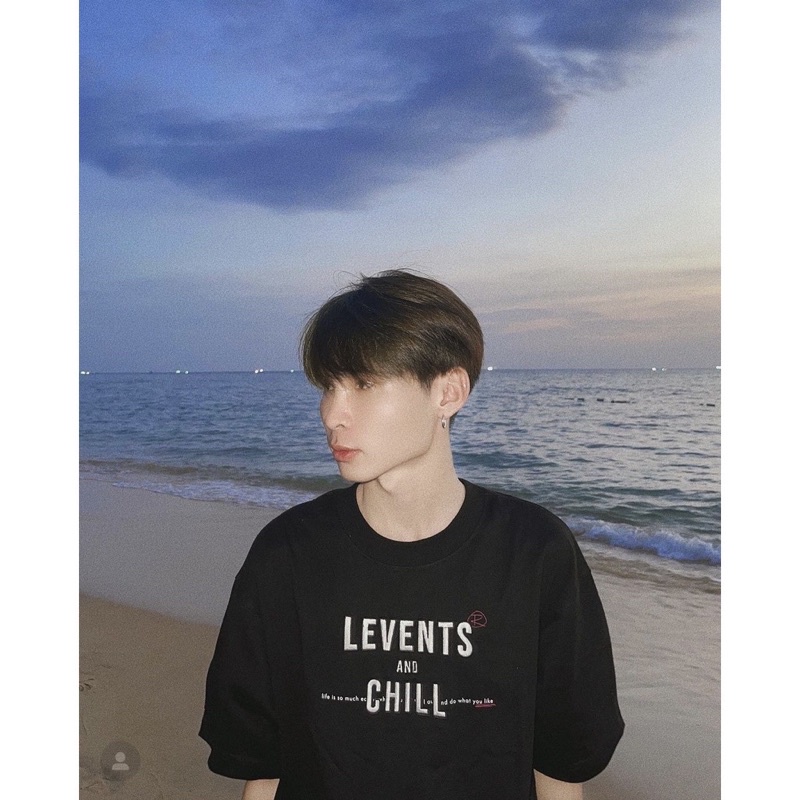 Áo thun Levents chill tay lỡ nam nữ logo full tag