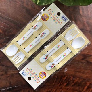 Set 2 thìa dĩa nhựa cho bé OSK