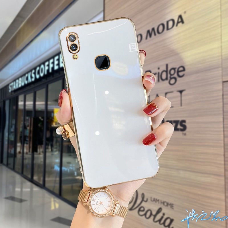 Ốp Điện Thoại Silicon Mềm Kết Cấu Sang Trọng Bảo Vệ Cho Vivo V11i Y95 Y91i Y91 V9 Y85 2022