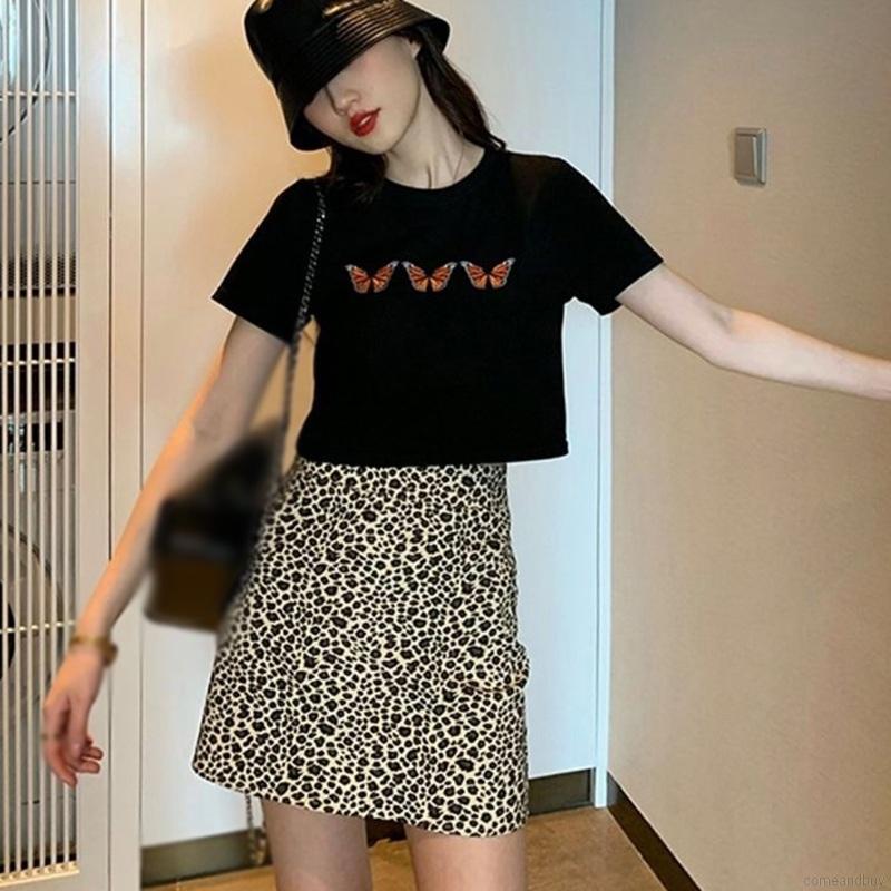 Chân Váy Lưng Cao In Họa Tiết Ngựa Vằn Cá Tính Trẻ Trung | BigBuy360 - bigbuy360.vn