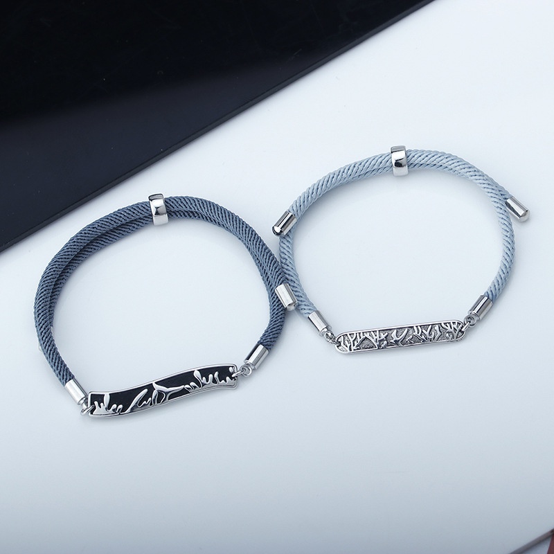 Cặp Vòng Tay Hình Chú Chim Và Cá Voi Dễ Thương Cho Cặp Đôi