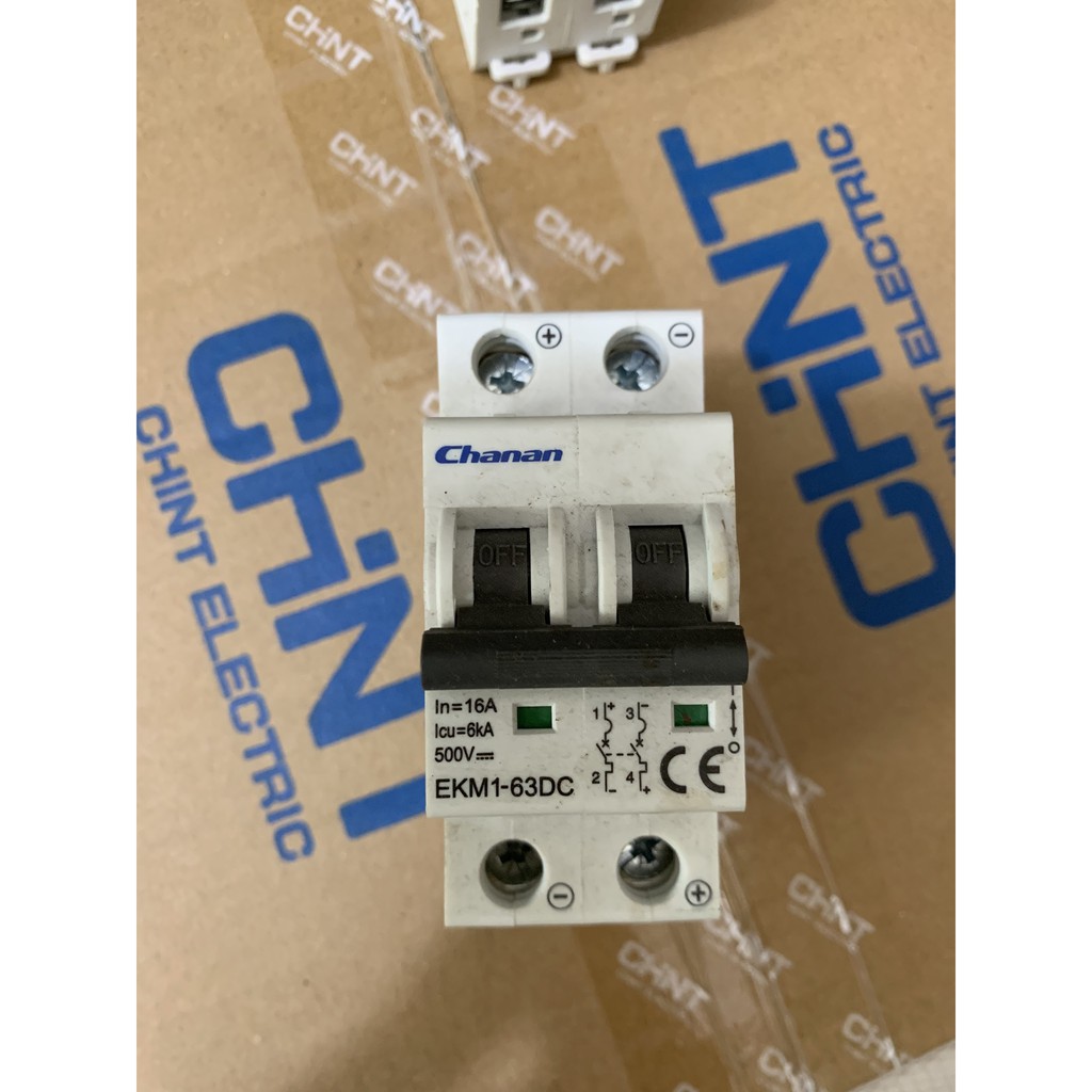 Atomat cài MCB EKM1 63S 2C