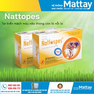 Nattospes - Phòng Ngừa Tai Biến Mạch Máu Não Và Các Di Chứng (30 viên).