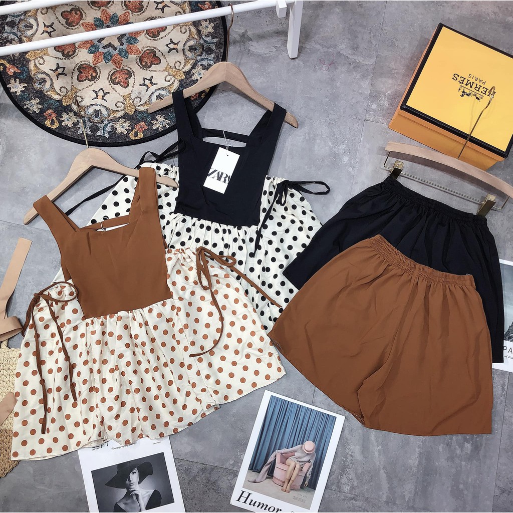 Set chấm bi buộc 2 bên siêu đáng yêu ( kèm ảnh thật, video ) | BigBuy360 - bigbuy360.vn