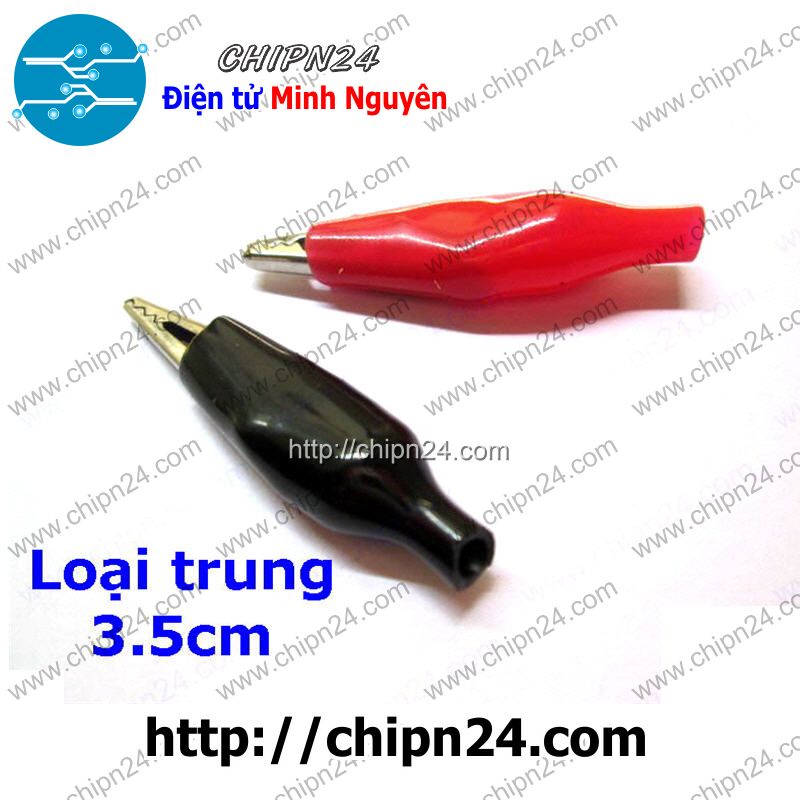 [5 CẶP] Kẹp cá sấu loại trung 3.5cm