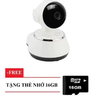 Camera wifi ip quay 360 độ có hồng ngoại v380 đời mới nhất tặng thẻ nhớ chuyên dụng microsd 16gb
