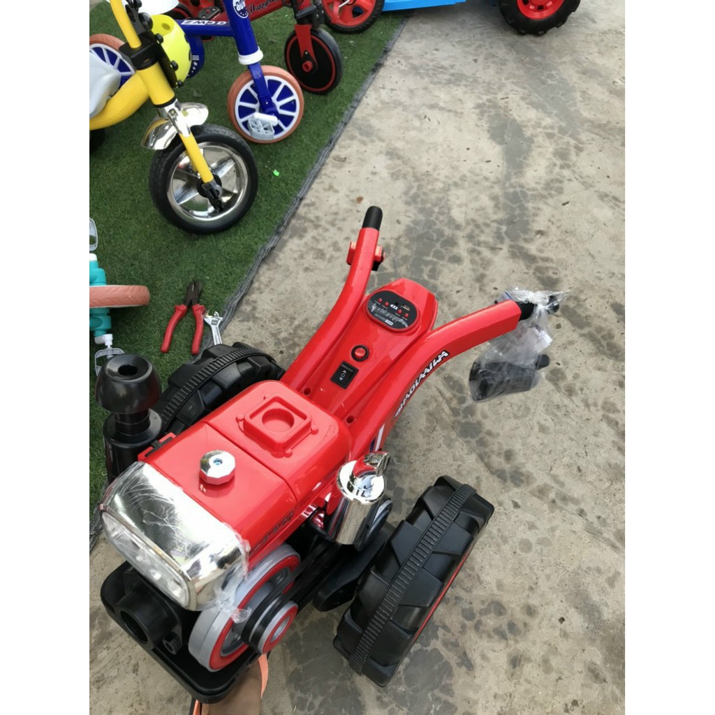 Xe máy cày điện Xe công nông điện BDQ-3188 cho bé - 2 động cơ kéo siêu khỏe