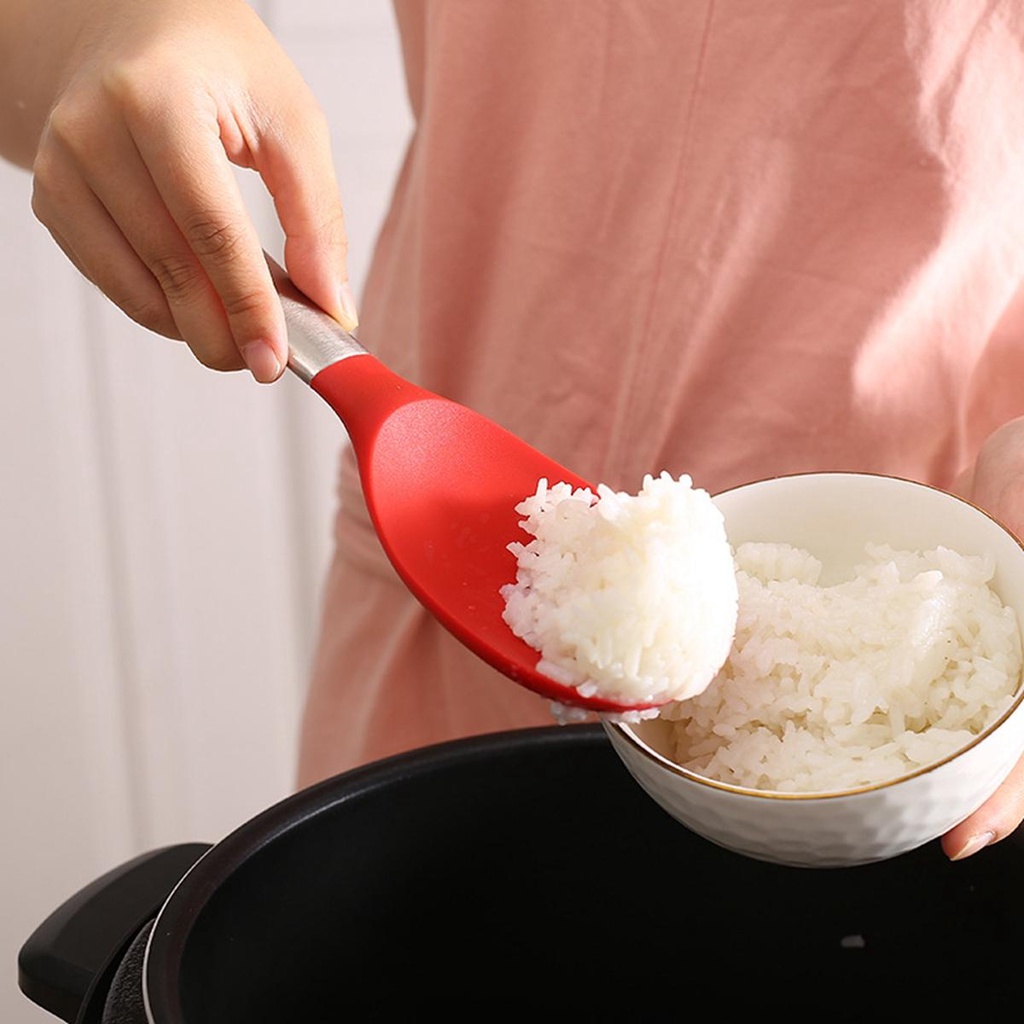 Muỗng Múc Cơm Bằng Thép Không Gỉ Thân Thiện Với Môi Trường
