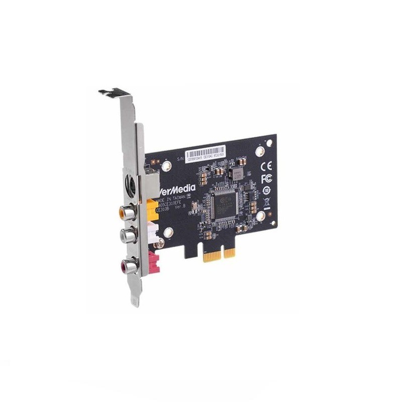 Card Chuyển Đổi PCI Ex sang AV, S-Video AVERMEDIA C725D Cao Cấp ghi hình, thu lại tín hiệu hình ảnh, âm thanh