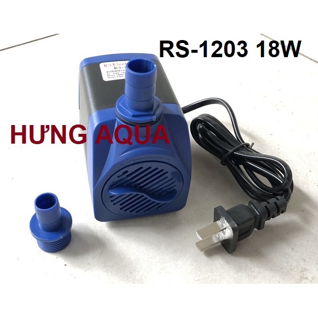 Bơm bể cá, máy bơm nước hồ cá mini RS-1201 RS 1202, RS 1203 nhỏ gọn, tiết kiệm điện, chạy êm ái