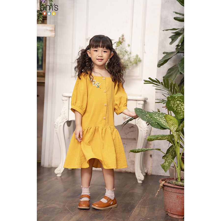 Váy đũi vàng thêu tay EM'S