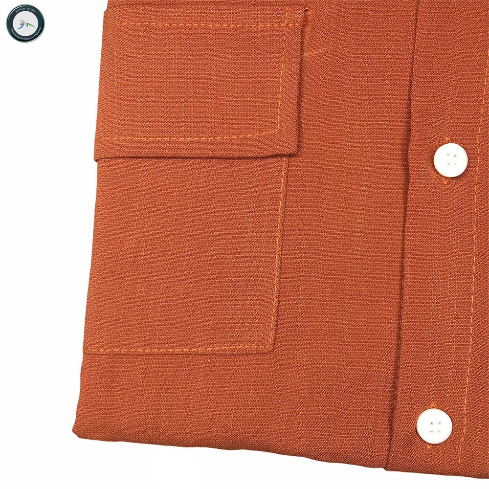 Áo Sơ Mi Nam Dài Tay Màu Đen Có Túi Chất Vải Đũi Xước Chống Nhăn Form Body [12] | BigBuy360 - bigbuy360.vn