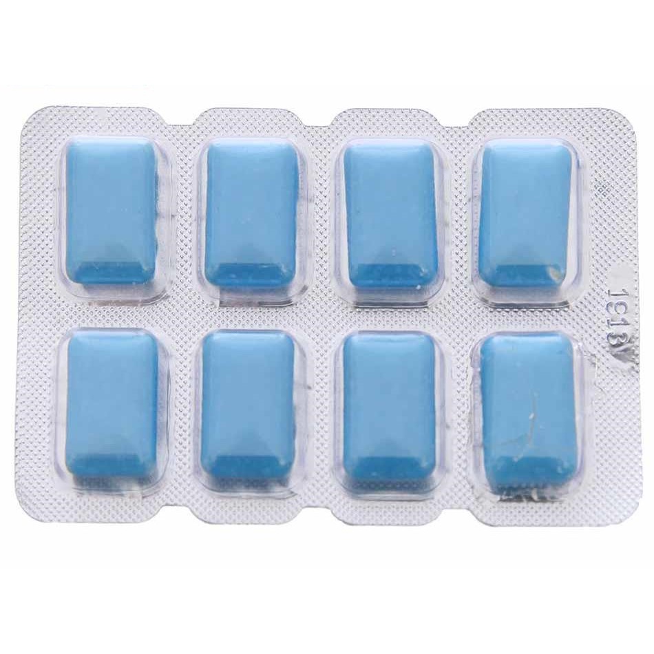 Kẹo Sing-gum Không Đường Lotte Xylitol Cool Cực The Mát (Vỉ 11.6g-xanh dương)